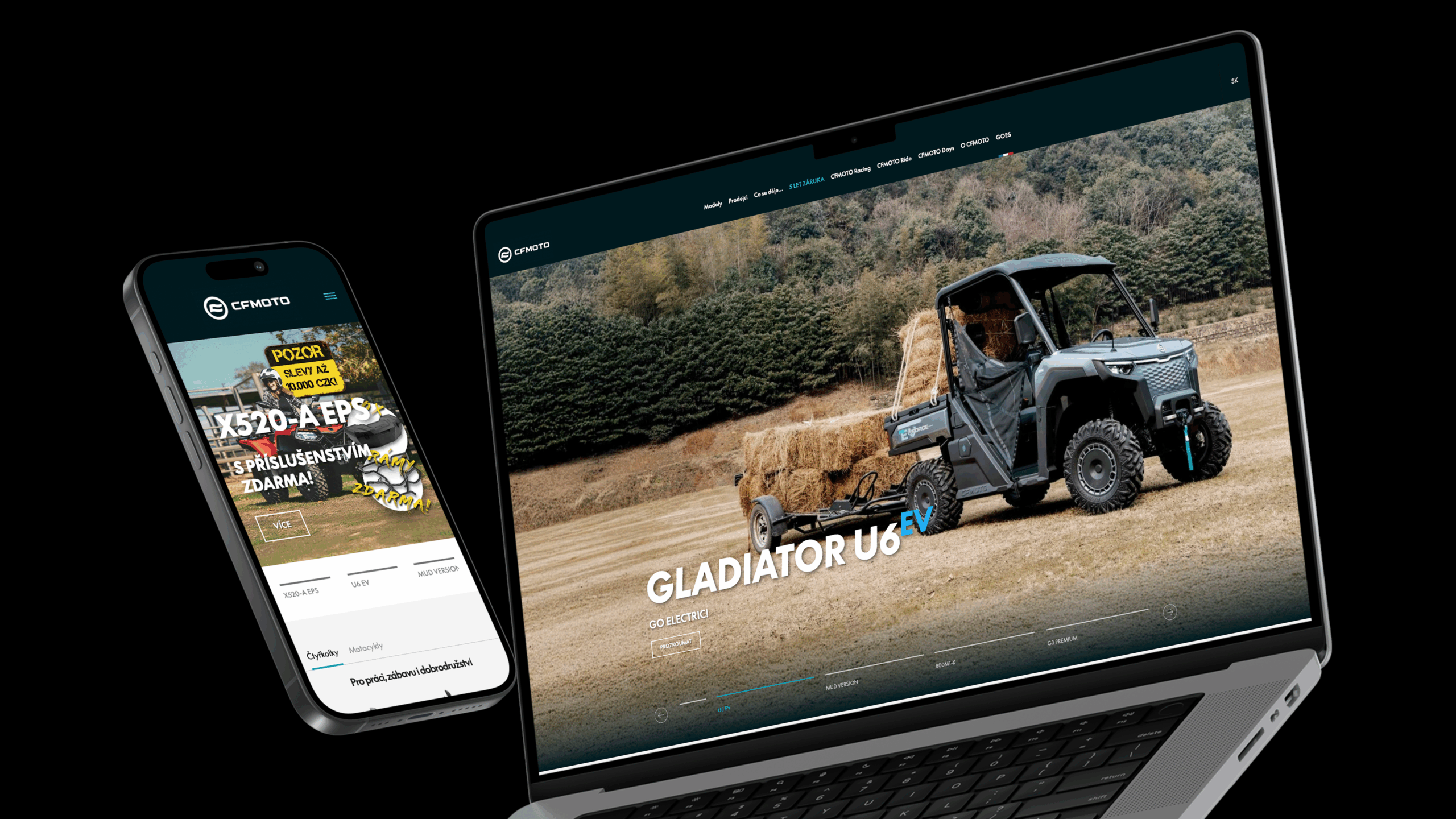 Případová studie projektu cfmoto.cz