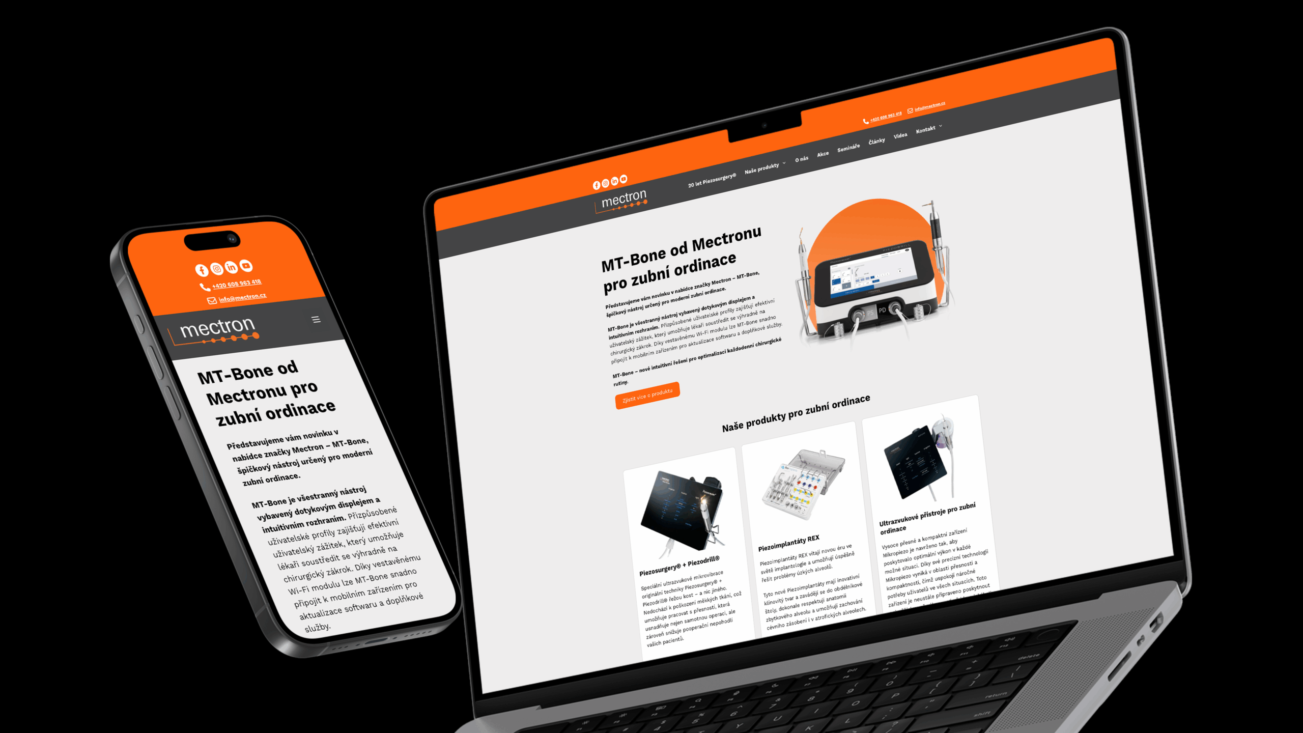 Případová studie projektu mectron.cz