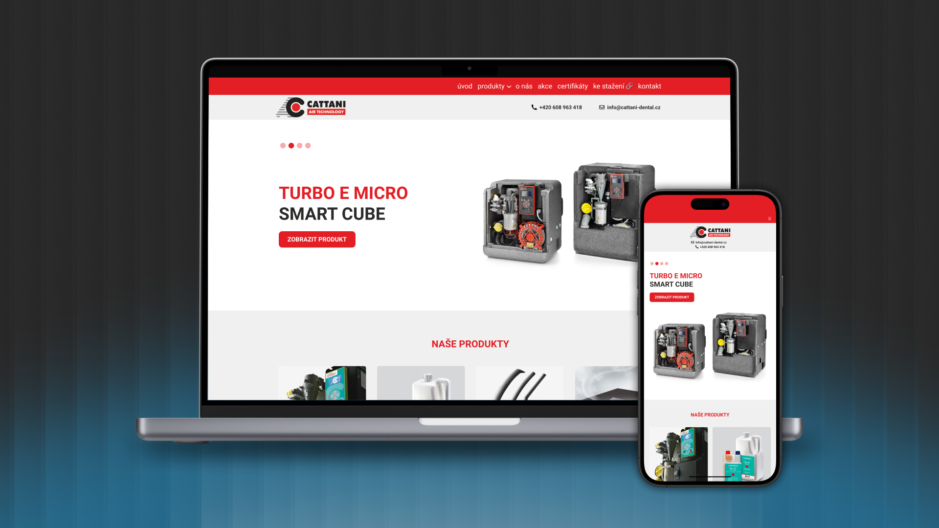 Případová studie projektu cattani-dental.cz