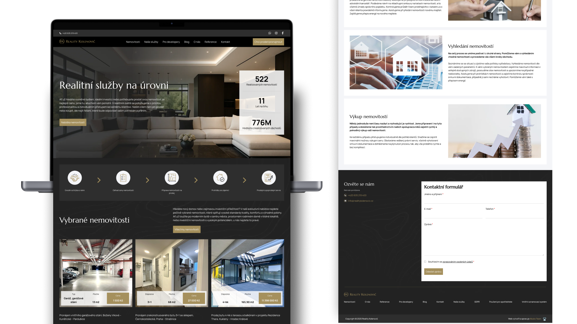 Případová studie projektu realitykolenovic.cz Případová studie projektu realitykolenovic.cz